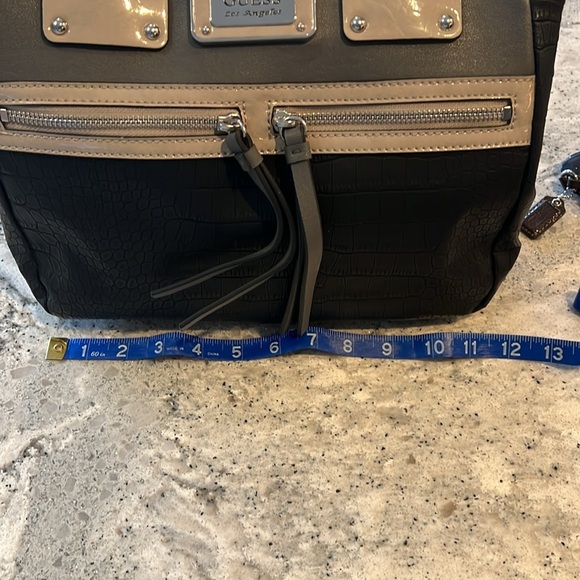 GUESS Black and Gray Satchel - Picture 11 of 13